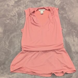 Soft Pink Sleeveless Blouse